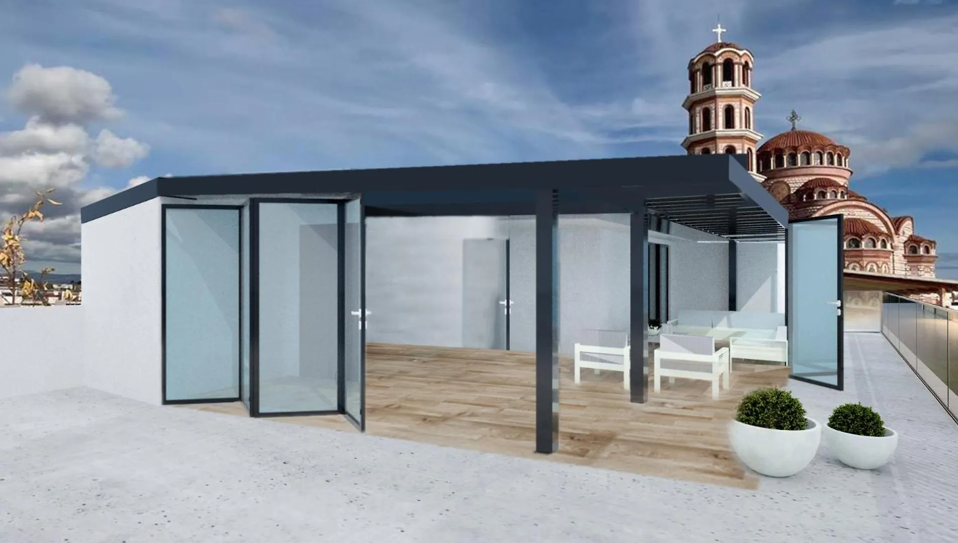 Nea Moudania Downtown Sea View Penthouse Διαμέρισμα